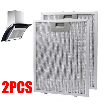 2PCS Metal Mesh Grease Filter for Cooker Hood, 320x260 mm