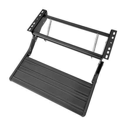 Retractable Folding Caravan Step with LED Light - Aluminium Entry Step for RV & Camper Trailer