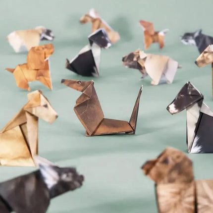 DIY Origami Paper Cats & Dogs 50 Sheets Fold Cute Animal Figures