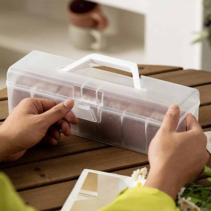 Portable Multipurpose Storage Box for Bread Cake Food & Stationery Packaging