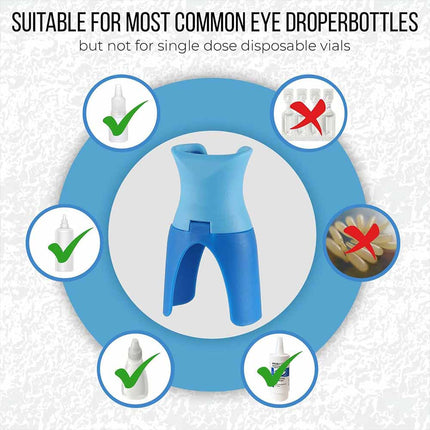 Portable Reusable Eye Drop Bottle Dispenser Aid