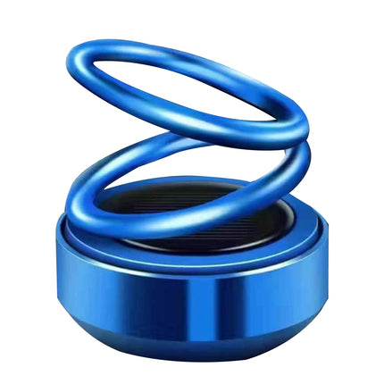 Solar Auto-Spin Car Air Freshener - Mini Aromatherapy Ornament, Portable Decor