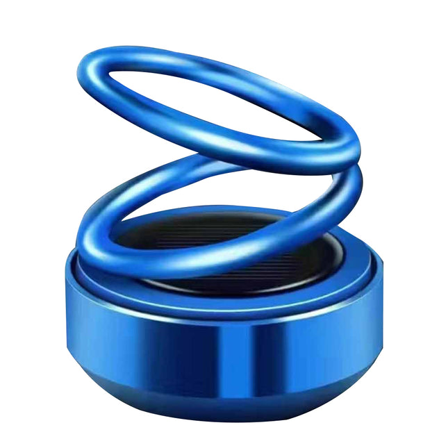 Solar Auto-Spin Car Air Freshener - Mini Aromatherapy Ornament, Portable Decor