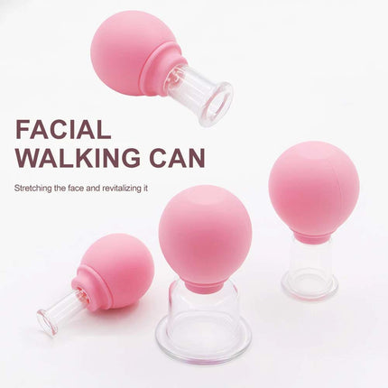 4PCS Facial Cupping Set – Glass Massage Tool for Revitalized Skin
