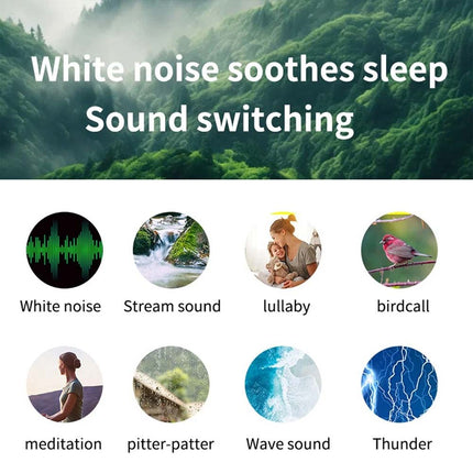 Wireless Sleep Speaker Bone Conduction Pillow Speaker with Noise Reduction & TF Card Playback