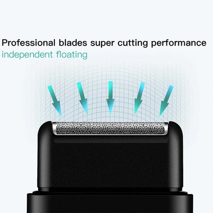 USB Rechargeable Mini Shaver, Pocket-Sized Portable Electric Razor for Men