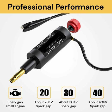 Adjustable Spark Plug Tester | Ignition Coil Diagnostic Tool for Car & Truck Engine Misfire Detection