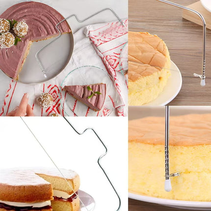 Adjustable 304 Stainless Steel Slicer for Bread, Toast & Cake