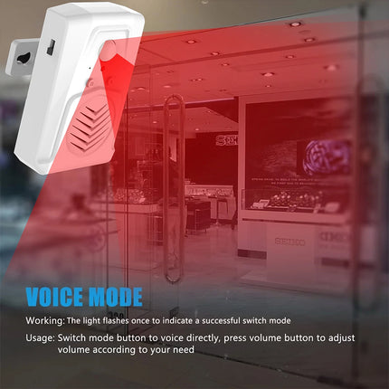 Mini Motion Sensor MP3 Audio Player with Welcome Sound & Loud Speaker