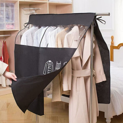 Clear Clothes Rail Cover Hanging Garment Rack Storage Protector for Coats