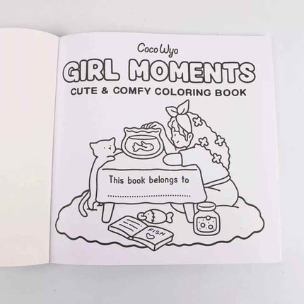 Cozy Daily Girl Moments: Coloring Book for Teens & Adults