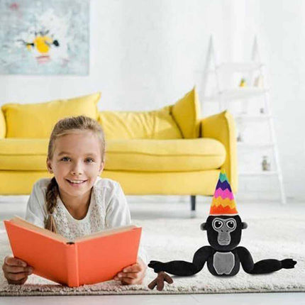 Short Plush Gorilla Monkey Stuffed Animal Toy Doll Gift for Kids