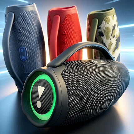 Portable Handheld Outdoor Subwoofer, Wireless Bluetooth Speaker with Deep Bass