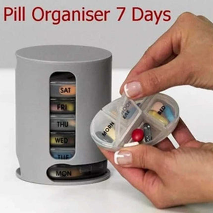 7-Day Weekly Pill Organizer Daily Tablet Medicine Storage Dispenser Box