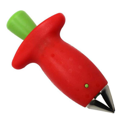 Strawberry Slicer & Corer – Fruit Stem Remover, Leaf Huller Tool