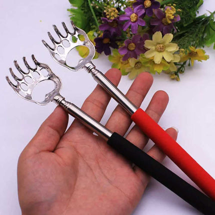 Extendable Bear Claw Back Scratcher, Portable Telescopic Massage Tool for Itch Relief