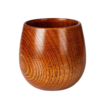 Handcrafted Charred Wooden Bourbon Glass 240ml Whiskey Cup