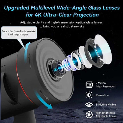 Galaxy Projector Planetarium Night Light for Bedroom Babies Kids Adults