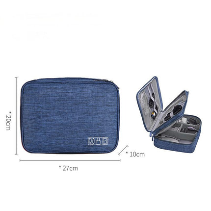 Travel Cable Organizer Bag for Electronics USB Drive & Charger Storage Case