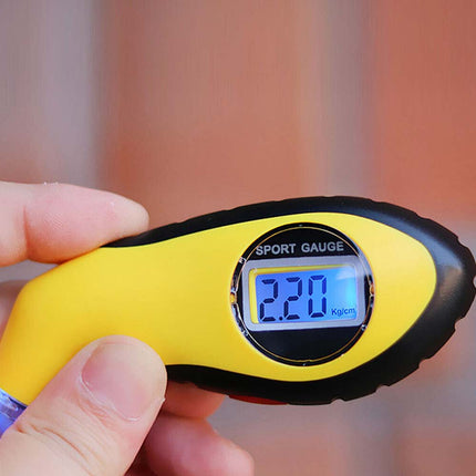 Digital Tire Pressure Gauge | Precision PSI Meter for Car, Bike & Truck | Backlit LCD