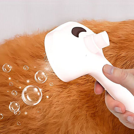 Water Spray Pet Grooming Brush Anti-Shedding Pin Comb for Dogs & Cats