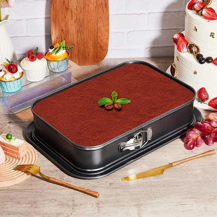 28CM Rectangular Non-Stick Springform Cake Tin Baking Tray