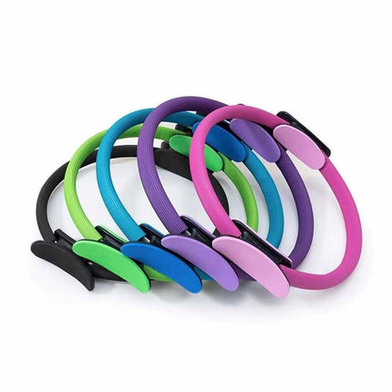 Pilates Ring Exercise Resistance Yoga Gym Magic Circle with Foam Grip