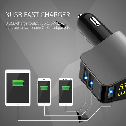 Universal Dual USB Car Charger - 3.1A Fast Charging Cigarette Lighter Adapter