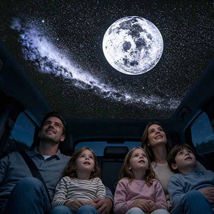 360° Rotate USB Galaxy Star Projector Night Sky Atmosphere Lamp for Car Home