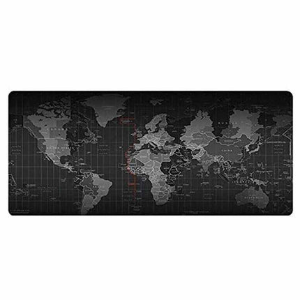 90x40CM World Map Large Non-Slip Desk Mat for Gaming Laptop & Keyboard