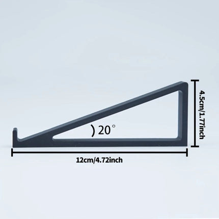 1 Pair Raised Keyboard Angle Riser Portable Monitor Holder Black