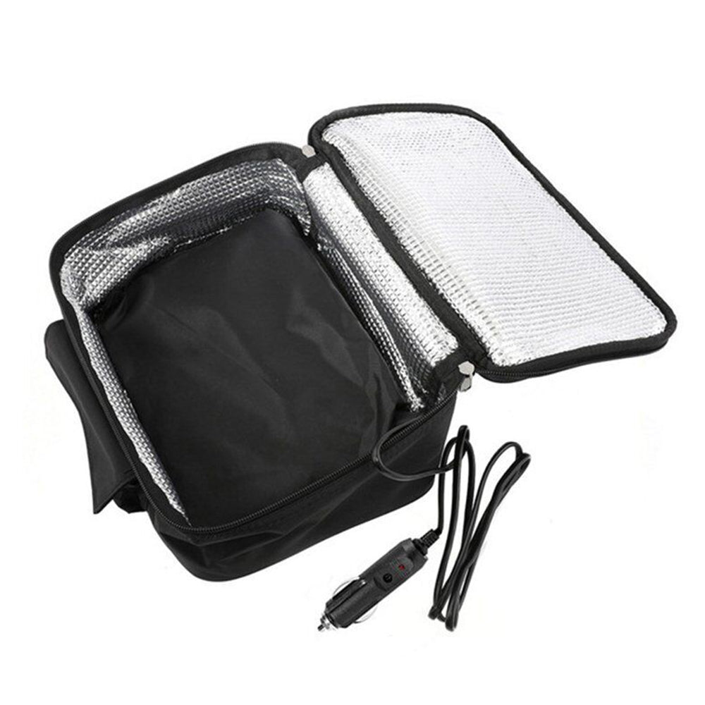 12V Portable Electric Lunch Box: 3-in-1 Car Food Warmer & Heated Meal Container for Home, Office, & Travel