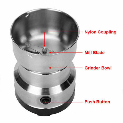 Electric Coffee Grinder for Beans Nuts & Spices with AU Plug Blender