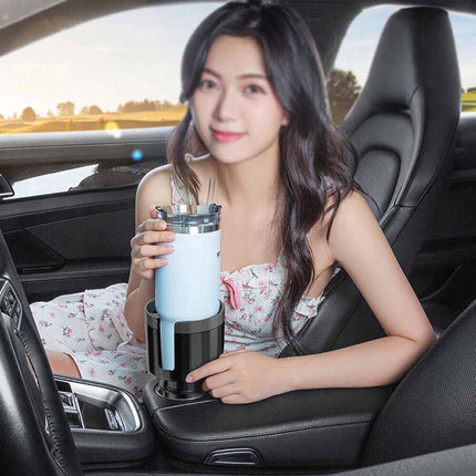 Universal Car Cup Holder Expander Adapter for Big Cups, Water Bottles & Large Drinks | Stable Fit for Diameters up to 105mm