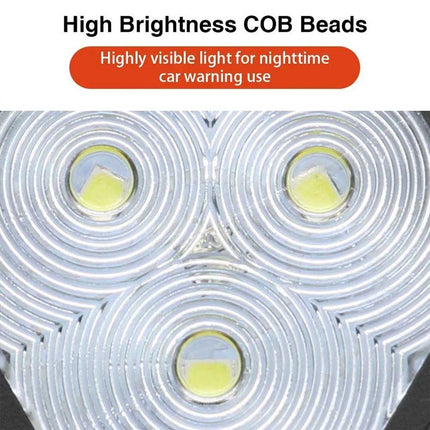 360° Rotating Magnetic LED Car Warning Light - High Visibility Flashing Safety Beacon