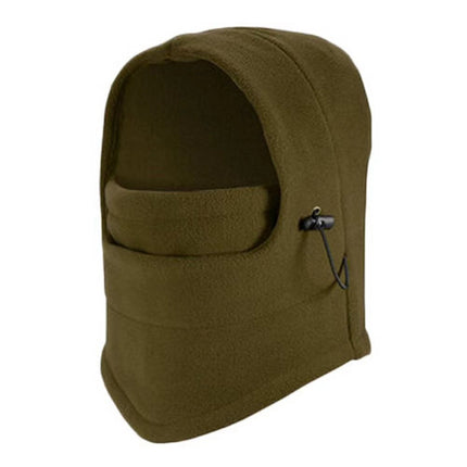 Winter Ski Warm Hood, Double Layer Thick Fleece Windproof Cap