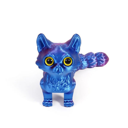 16CM Articulated Cat Toy, 3D Printed PLA Joints Fidget Figurine Gift