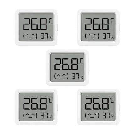 Smart Temperature Humidity Monitor 3 Bluetooth Sensor with Clock Display