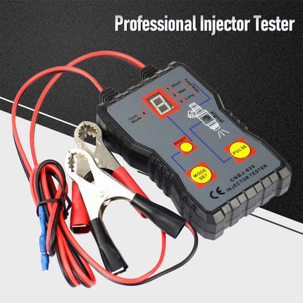 Universal Fuel Injector Tester Cleaner Tool Kit - 4 Pulse Mode Adapter for Car Truck Motorcycle