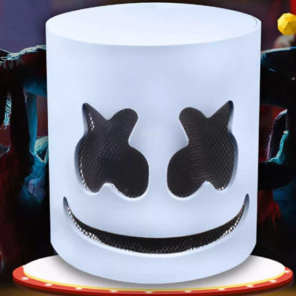 DJ Face Mask Helmet Cosplay Marshmallow Music Party Costume Mask