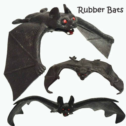 24cm Halloween Hanging Bat Decoration Trick Prank Toy Joke Pendant for Party