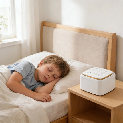 30-Sound White Noise Machine with Timer & Natural Rain Therapy for Sleep Aid