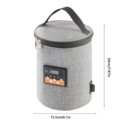 12V Car Bottle Warmer: Portable Baby Milk Heater with Adjustable 40-60℃ Constant Temperature for On-the-Go Feeding