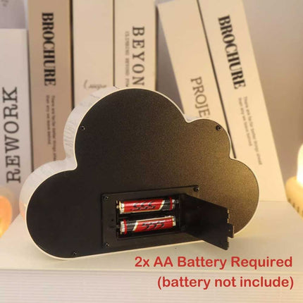 Handmade Cloud Tulip LED Lamp - Flower Night Light for Home Mirror Decor