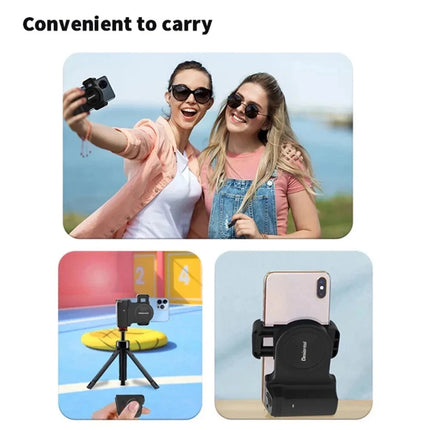 Universal Bluetooth Camera Grip Selfie Shutter Stabilizer for Smartphones