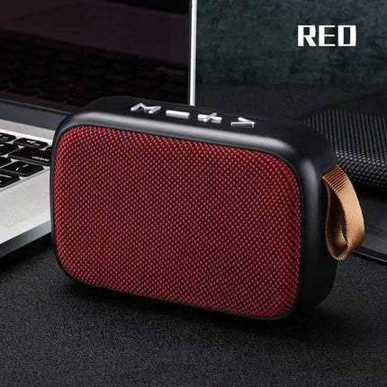 Portable Mini Fabric Bluetooth Speaker Soundbar with FM Radio TF Card & USB