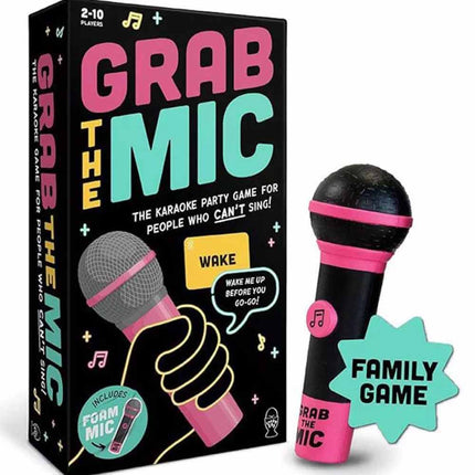 Grab The Mic Lucky Egg – Exciting Party Game for 4 People Who Can’t Sing
