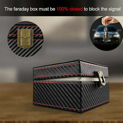 RFID Signal Blocker Faraday Box Car Key Keyless Anti Theft Pouch