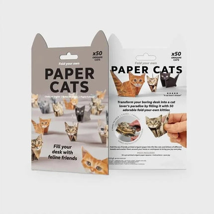 DIY Origami Paper Cats & Dogs 50 Sheets Fold Cute Animal Figures