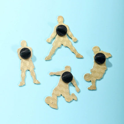 4PCS 2026 World Cup Football Star Pin Badge – Fan Backpack Accessory